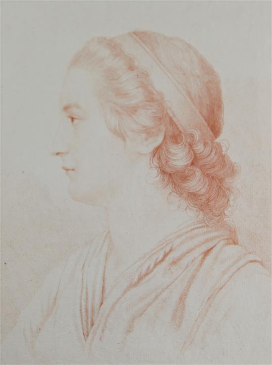 Sherwin (John Keyes ) (1751-1790) Portrait of a lady, 10 x 8.5in.